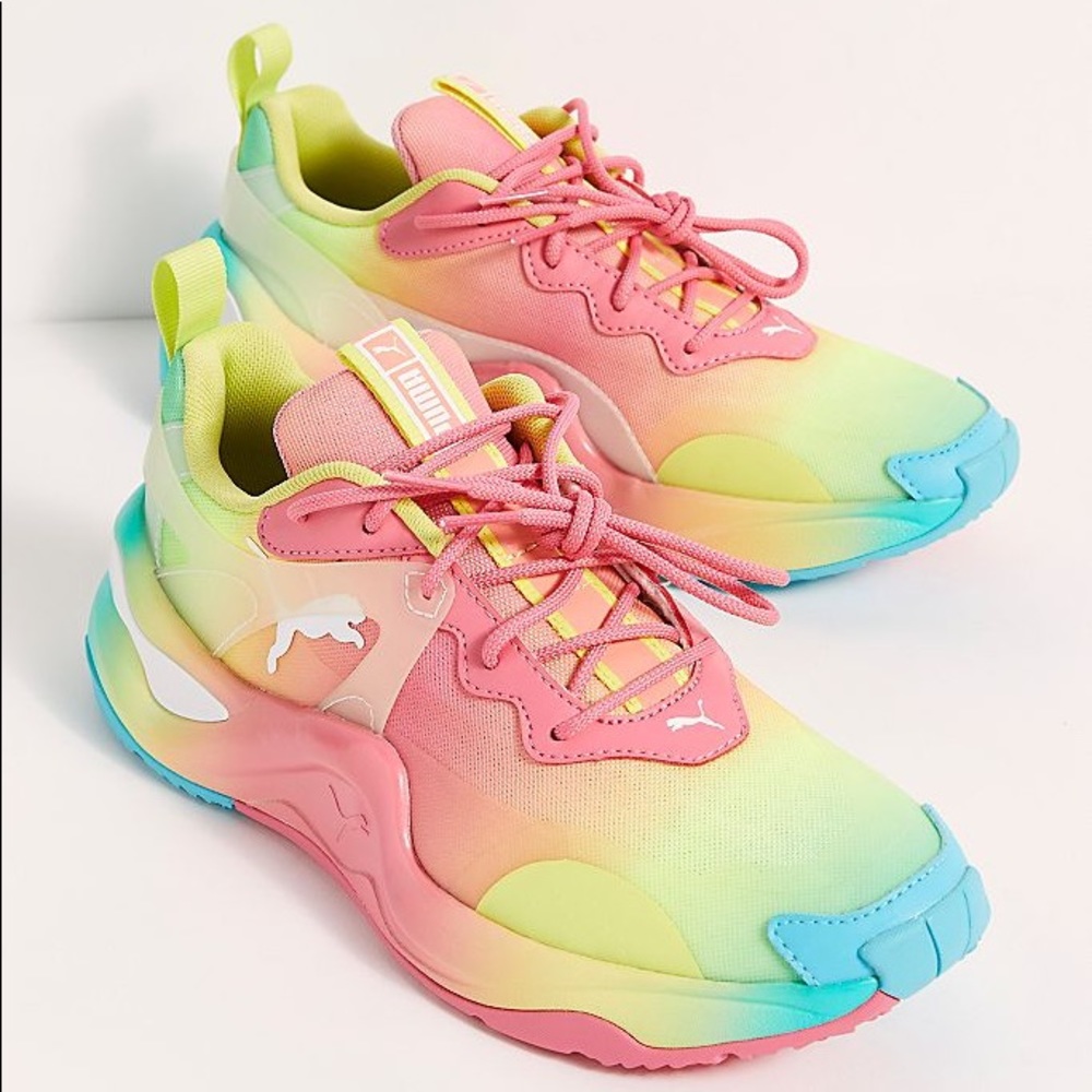 PUMA RISE TIE DYE SNEAKERS SZ 7.5